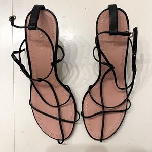 Celine Nude Sandal In Black (Size 38)